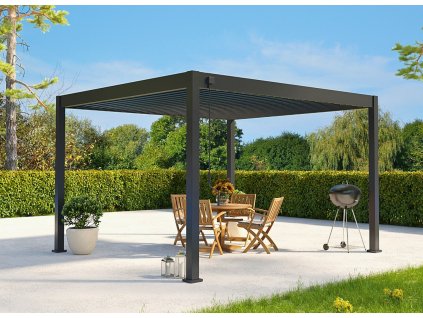 bioklimaticka hlinikova pergola posito 4x3 antracit ratanea.sk 2